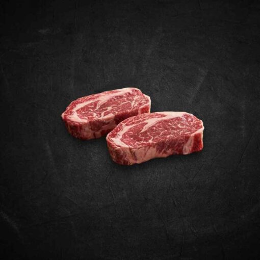 Prime Black Angus Grain-fed Beef Ribeye Steak MB3+