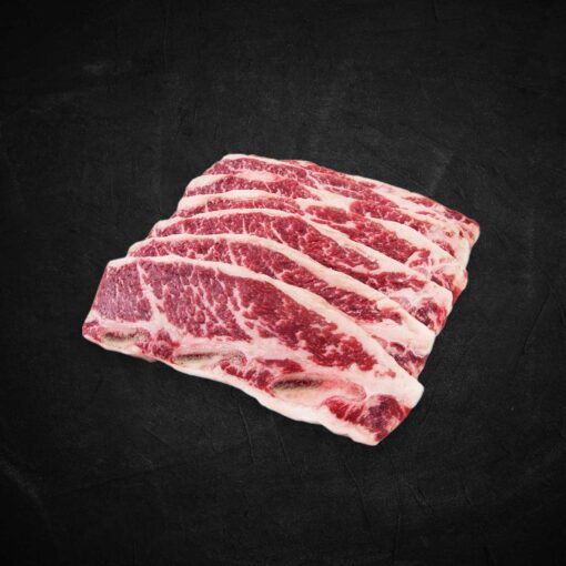 Australian Black Angus Grain-fed Shortrib MB2+ Galbi Cut (500g)